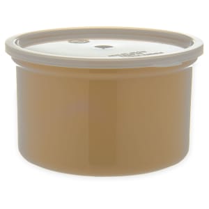 028-031606 1 1/2 qt Classic Crock - Snap On Lid,  Beige