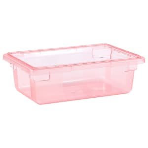 028-10611C05 3 1/2 gal Food Storage Box - 18x12x6" Red