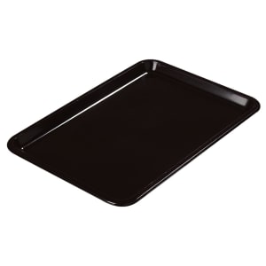 028-3022BK Rectangular Standard Tip Tray - 6 1/2" x 4 1/2", Black