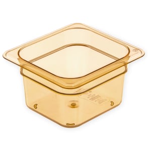 028-3088413 4"D Sixth Size High Temp Food Pan - Stackable