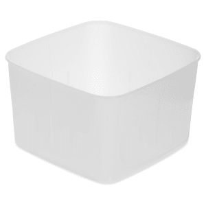028-153202 2 qt Square Food Storage Container - White