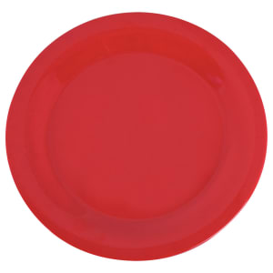 028-3300205 10 1/2" Round Melamine Dinner Plate, Red