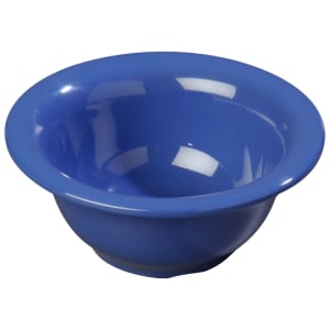 028-3303814 10 oz Round Melamine Nappie Bowl, Ocean Blue