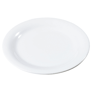 028-3300402 9" Round Melamine Dinner Plate, White