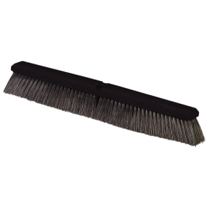 028-362208P2403 24" Floor Sweep Head - Fine/Medium, Foam Block, Black Poly Bristles