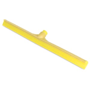 028-3656804 24" Floor Squeegee Head - Straight, Foam Rubber Blade, Yellow