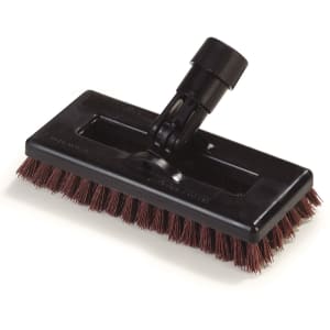 028-36531027 8" Swivel Scrub Floor Brush Head - Nylon/Plastic, Rust