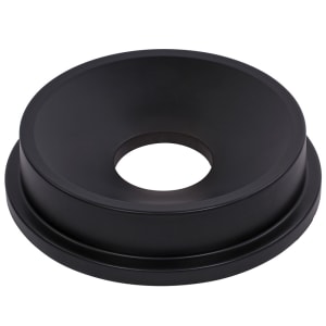 028-34103503 Round Funnel Trash Can Lid - Plastic, Black