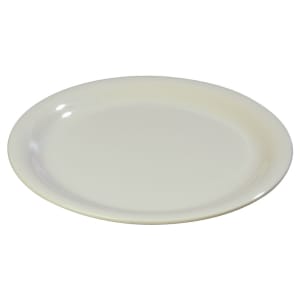 028-3300842 6 1/2" Round Melamine Pie Plate, Bone