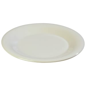 028-3301842 6 1/2" Round Melamine Pie Plate, Bone