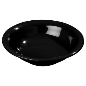 028-3303203 16 oz Round Melamine Bowl, Black