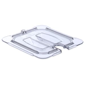 028-10311U07 Universal 1/6 Size Food Pan Notched Lid - Clear