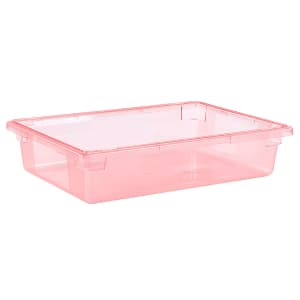 028-10621C05 8 1/2 gal Food Storage Box - 26x18x6" Red