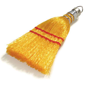 028-3663400 9"L Flo-Pac® Whisk Broom w/ Synthetic Corn Bristles