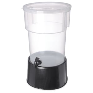 028-222903 5 gal Beverage Dispenser - Plastic Container, Black Base