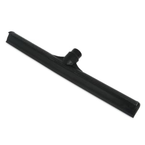 028-3656703 20" Floor Squeegee Head - Straight, Foam Rubber Blade, Black