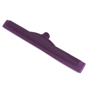 028-4156768 18" Floor Squeegee Head w/ Double Foam Rubber Blade, Purple