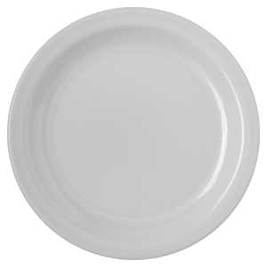 028-4350302 7 1/4" Round Melamine Salad Plate, White