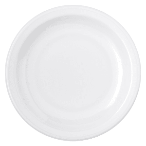 028-4350502 5 5/8" Round Melamine Bread & Butter Plate, White