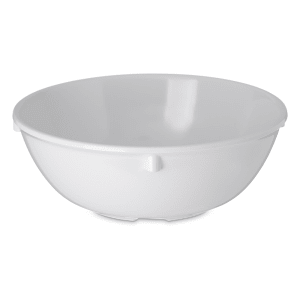 028-4352802 10 oz Round Melamine Nappie Bowl, White
