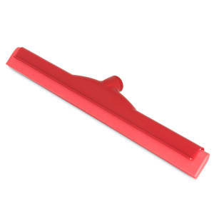 028-4156705 18" Floor Squeegee Head w/ Double Foam Rubber Blade, Red