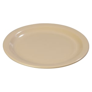 028-4350125 9" Round Melamine Dinner Plate, Tan