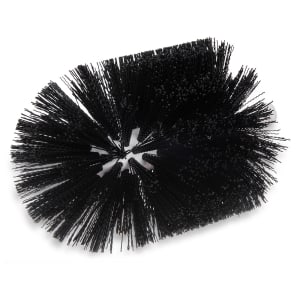 028-4014800 6 3/4" Floor Drain Brush Head - Poly, Black