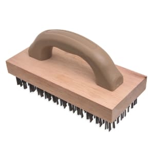 Carlisle 4067100 Sparta Wire Grill Brush with Scraper Plastic Handle