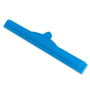 028-4156714 18" Floor Squeegee Head w/ Double Foam Rubber Blade, Blue