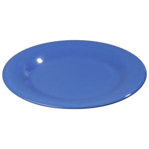 028-3301214 9" Round Melamine Dinner Plate, Ocean Blue