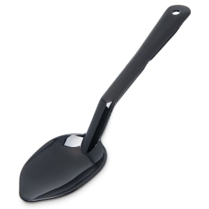 028-4410BK 11" Solid Serving Spoon - Plastic, Black