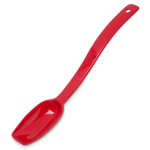 028-4460R 8"L Solid Salad/Buffet Spoon w/  1/2 oz Capacity, Plastic, Red