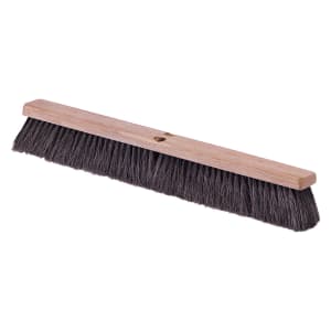 028-4505403 24" Push Broom Head w/ Tampico Bristles, Black