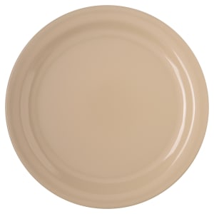 028-4350025 10 1/4" Round Melamine Dinner Plate, Tan