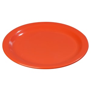 028-4350152 9" Round Melamine Dinner Plate, Sunset Orange