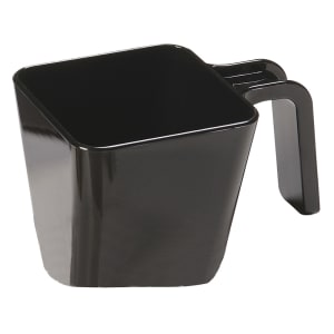 028-49122103 20 oz Portion Cup w/ Flat Sides, Polycarbonate, Black