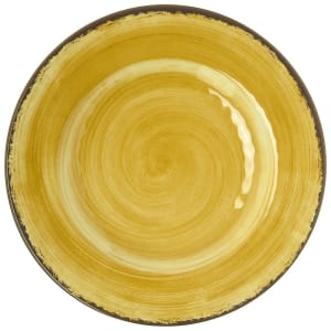 028-5400213 9" Round Melamine Salad Plate, Amber