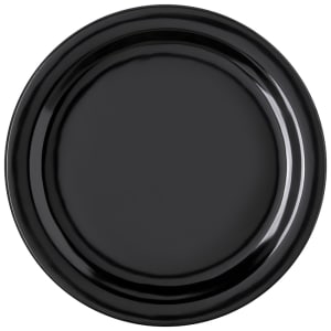 028-4350003 10 1/4" Round Melamine Dinner Plate, Black
