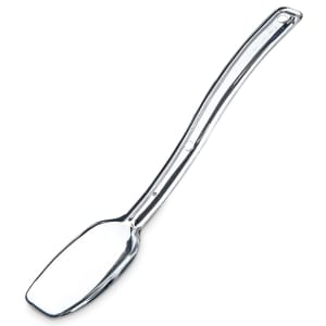 028-4460C 8"L Solid Salad/Buffet Spoon w/  1/2 oz Capacity, Plastic, Clear