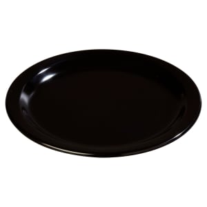 028-4350103 9" Round Melamine Dinner Plate, Black