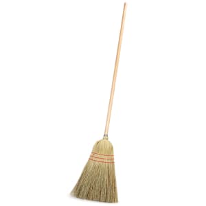 028-4134967 10" Housekeeping Corn Broom - 55" Wood Handle