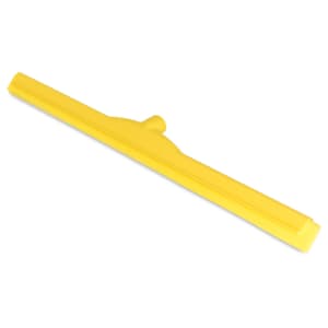028-4156804 24" Floor Squeegee Head w/ Double Foam Rubber Blade, Yellow