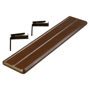 028-662001 Food Bar Tray Slide - 44" x 9" x 2", Polyethylene, Brown