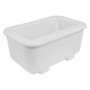 028-CM104502 Third Size Food Pan Holder - Plastic, White
