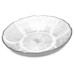 028-6907C 8" Round Plastic Salad Plate, Clear