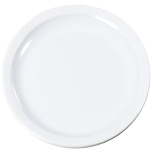 028-KL20102 7 1/4" Round Melamine Sandwich Plate, White