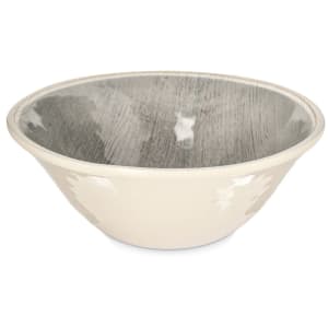 028-6401318 27 oz Melamine Ice Cream Bowl, Smoke Gray