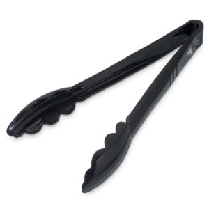 028-4709BK 9"L Plastic Utility Tongs, Black