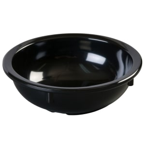 028-KL11803 10 oz Round Melamine Nappie Bowl, Black