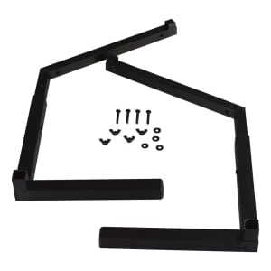 028-994803 Sneeze Guard Legs - Adjustable, Single-Sided, Aluminum, Black